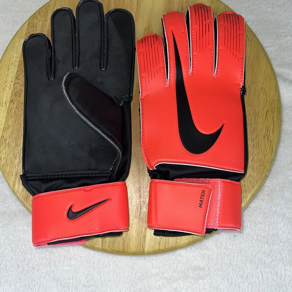 Nike GK Match Gloves Size 10 Bright Red